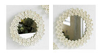 SHABBY FLORAL MIRROR