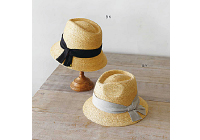 RAFFIA ハット カットクロス