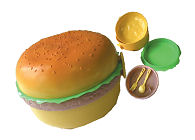 Hamburger　Lunch　Box